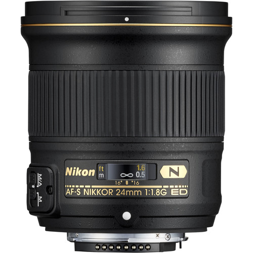 Nikon AF-S 24mm f/1.8G Lens Grade 8
