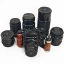 Pentax 67 body w/- metered prism + 105 f/2.4 + 45mm/135mm/165mm/200mm/300mm f/4 Grade 8
