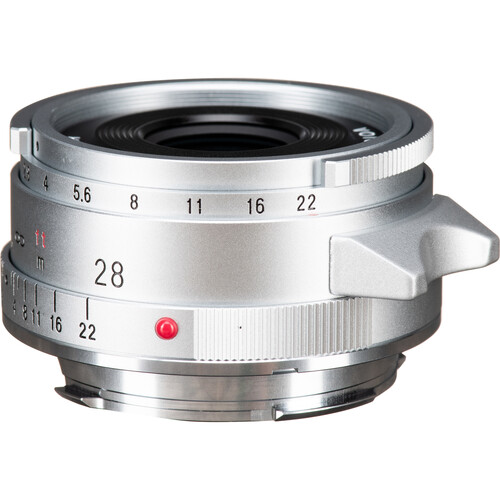 Voigtlander 28mm f/2.8 Color-Skopar Type II Aspherical Lens - Silver
