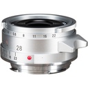 Voigtlander 28mm f/2.8 Color-Skopar Type II Aspherical Lens - Silver