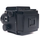 Mamiya RZ67 + 110mm f/2.8 + 180mm + 250mm f/4.5, w/- 2 Film + Backs Waist Level Finder & AE Prism Finder- Grade 8
