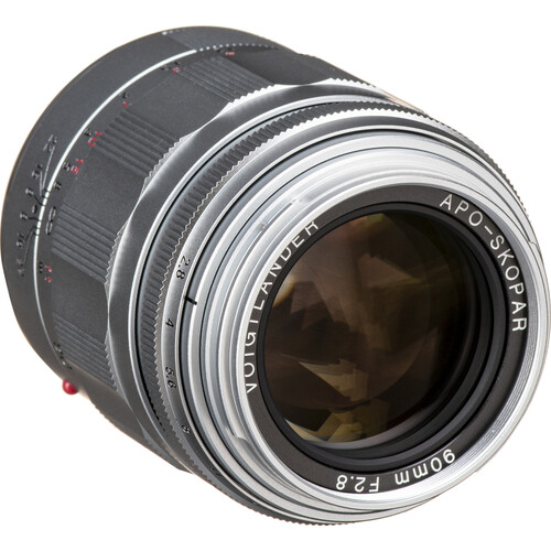 Voigtlander 90mm f/2.8 APO-SKOPAR Lens Silver: Leica M 
