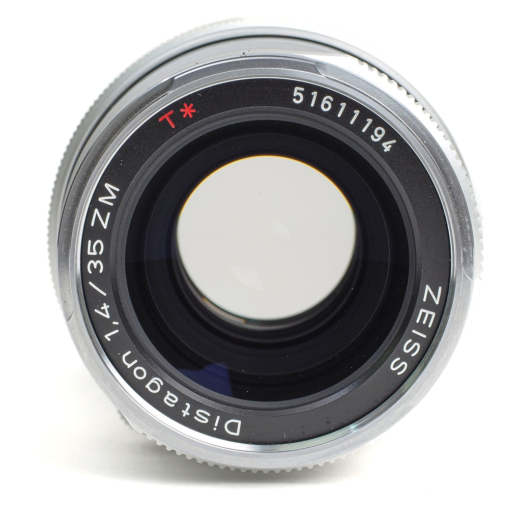 Zeiss 35mm f/1.4 Distagon T* ZM lens silver - Grade 9 +