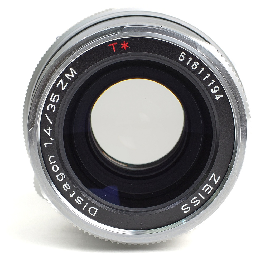 Zeiss 35mm f/1.4 Distagon T* ZM lens silver - Grade 9 +