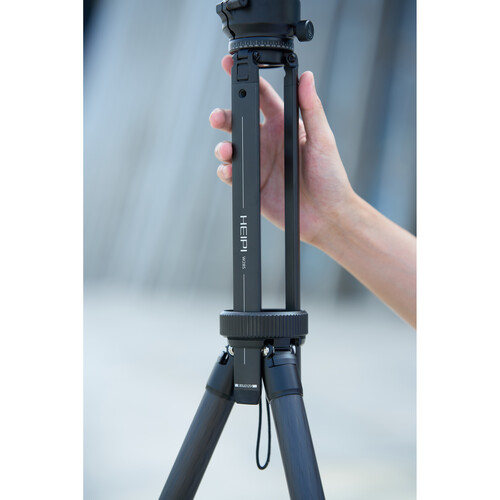 Heipi Vision 3-IN-1 Carbon Fibre Travel Tripod - Twist Quick Release
