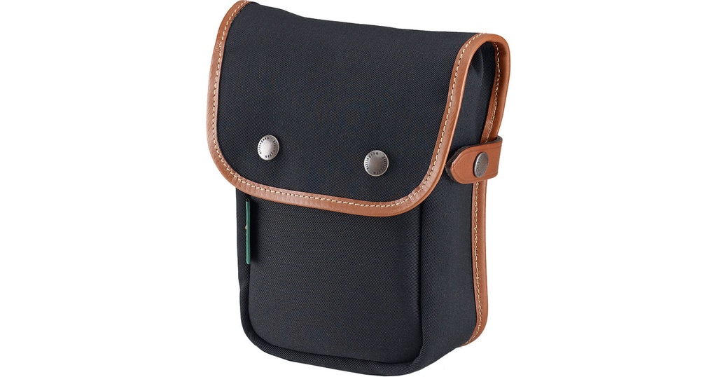 Billingham Delta Pocket - Black Canvas & Tan Leather