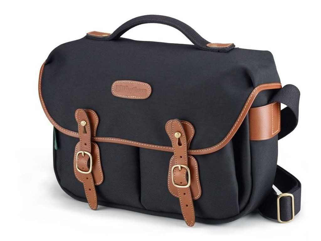 Billingham Hadley Pro - Black Canvas & Tan Leather