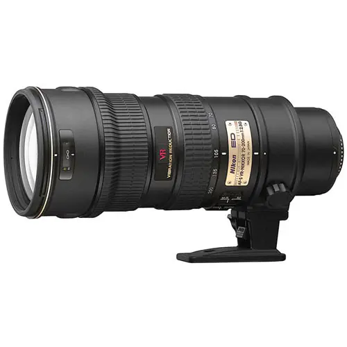 Nikon AF-S 70-200mm VR f/2.8G IF ED lens Grade 6 (minor abrasion on front element: