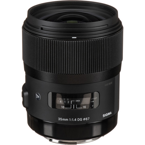 Sigma 35mm f/1.4 EX DG HSM "A" Lens for Canon EF - Grade 9
