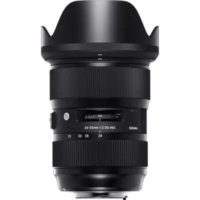 Sigma 24-35mm f/2 DG HSM Art Lens: Nikon F - Grade 9
