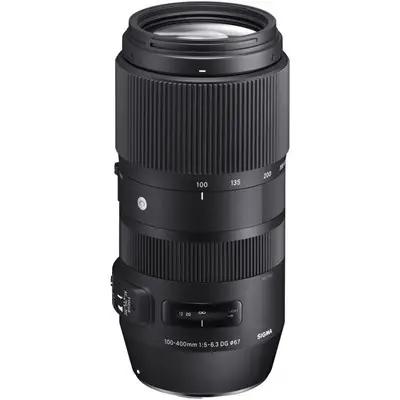 Sigma 100-400mm f/5-6.3 DG OS HSM Contemporary Lens: Nikon F - Grade 8