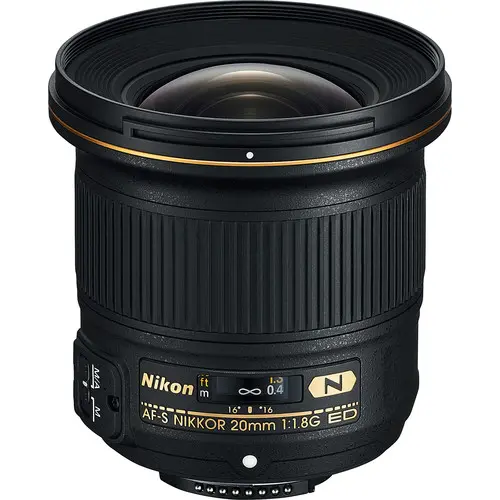 Nikon AF-S 20mm f/1.8G FX Lens - Grade 8 