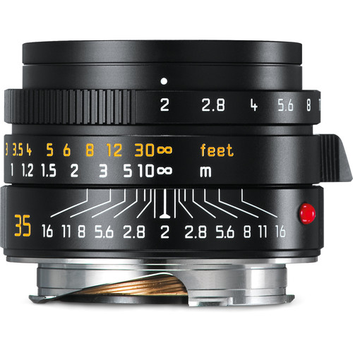 Leica 35mm f/2 Summicron-M ASPH Lens Black - Grade 9