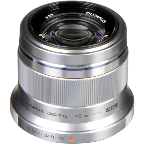 Olympus 45mm f/1.8 Portrait Lens Silver - Grade 9