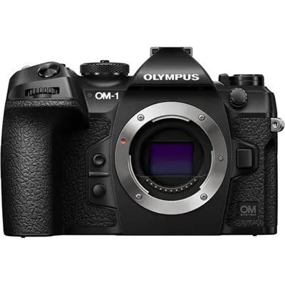 OM System OM-1 Body Black w/- extra battery, dual charger, RM-Wireless remote (23,500 actuations)