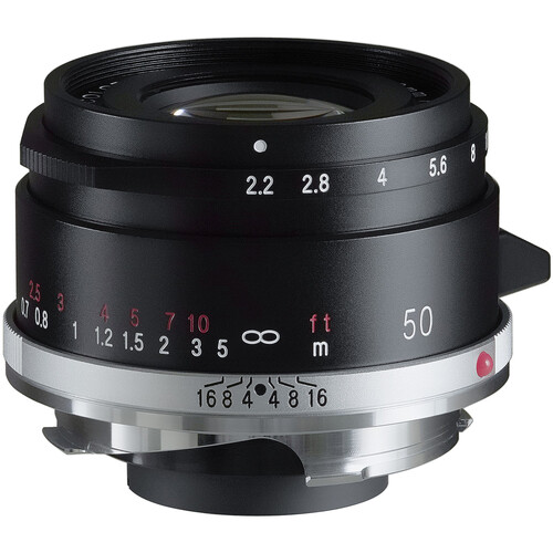 Voigtlander 50mm f/2.2 Color-Skopar - Leica M : Black