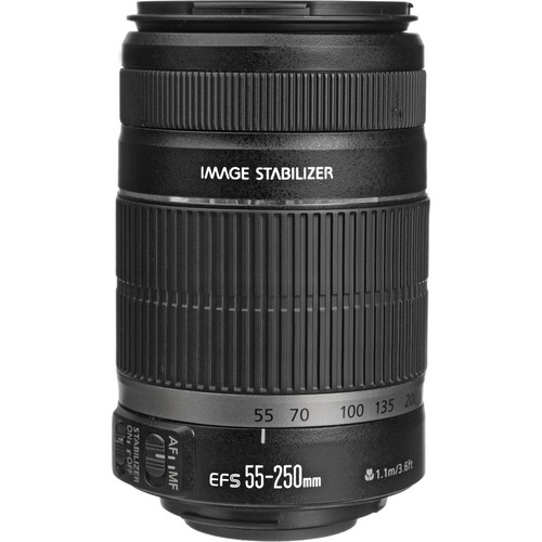 Canon EF-S 55-250mm IS F/4-5.6 Lens - Grade 8