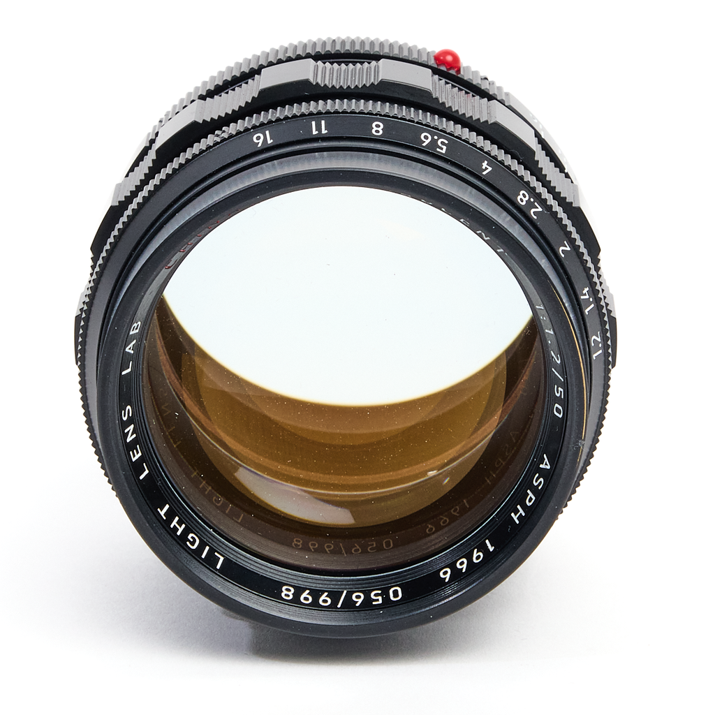 Light Lens Lab Noctilucent 50mm f/1.2 AA Brass Black Paint Lens - Grade 9 