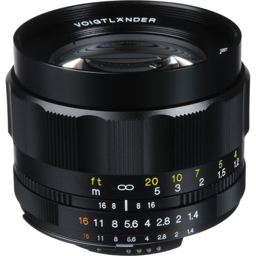 Voigtlander 58mm f/1.4 SL II N NOKTON Black Lens: Nikon F - Grade 9 