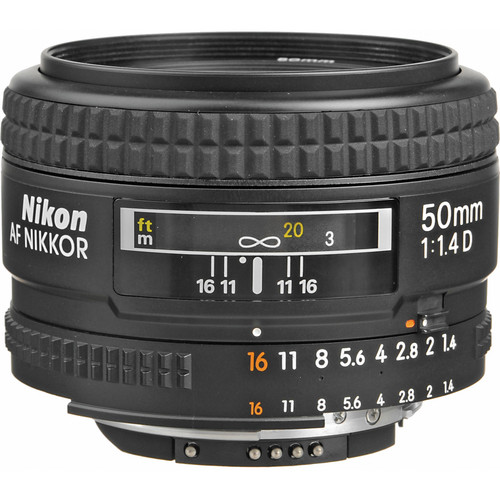 Nikon Nikkor AF 50mm f/1.4 D Lens - Grade 9