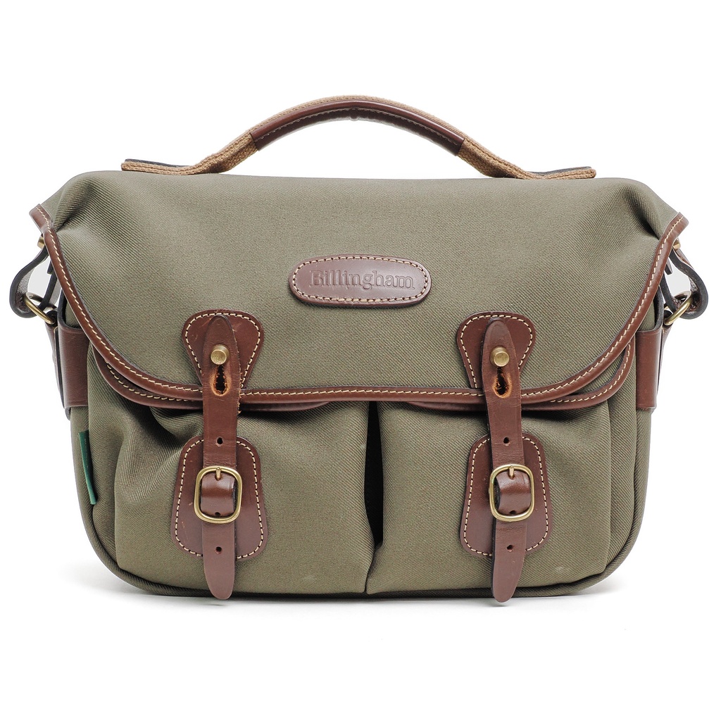 Billingham Hadley Small Pro- Sage FibreNyte & Chocolate Leather - Grade 8