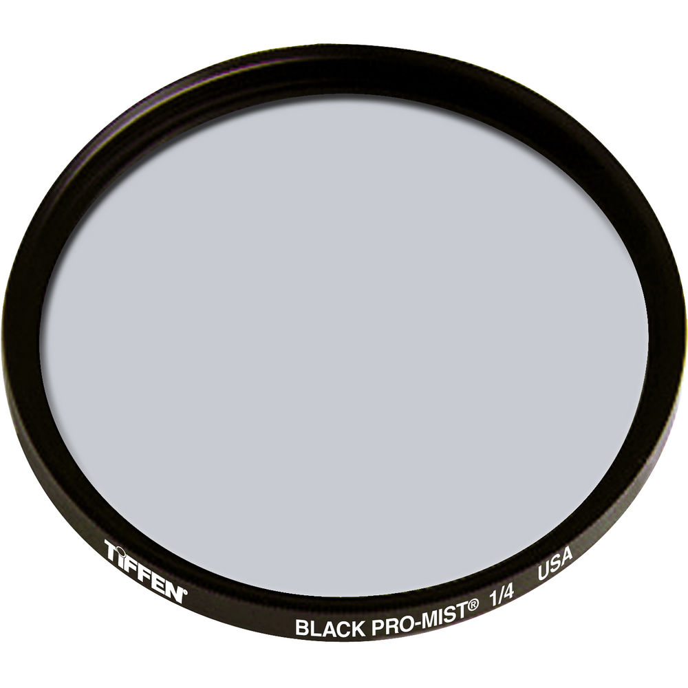 Tiffen 62mm Black Pro Mist 1/4 Filter - Grade 9