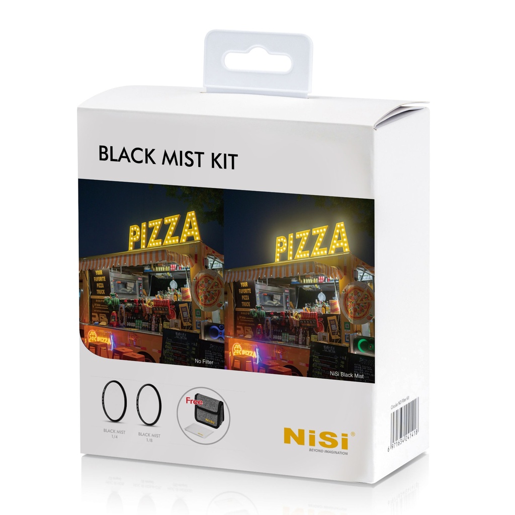 Nisi 58mm Circular Black Mist Kit w/- 1/4, 1/8 and Case