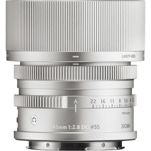 Sigma 45mm f/2.8 DG I Series Contemporary Lens: Leica L - Silver