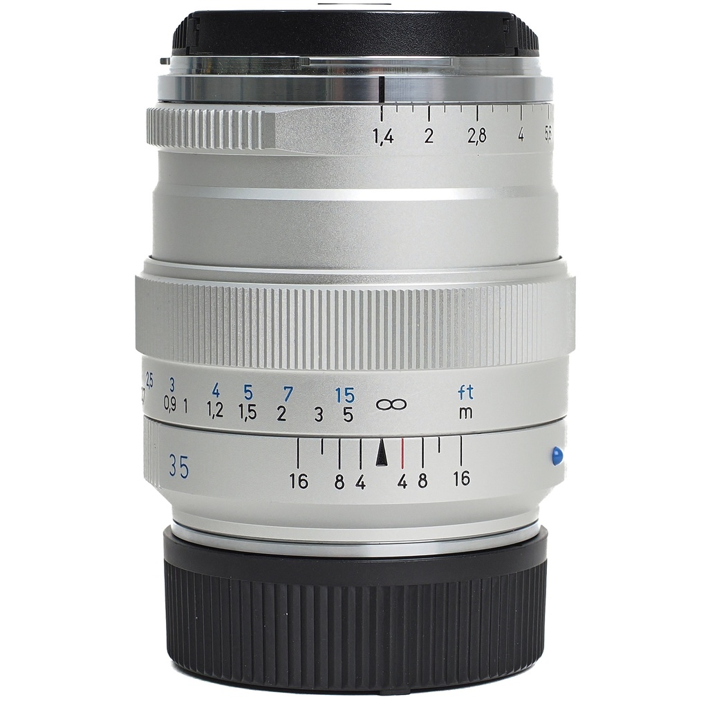 Zeiss 35mm f/1.4 Distagon T* ZM Lens - Silver - Grade 9