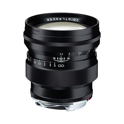 Voigtlander 75mm f/1.5 NOKTON Vintage Line Aspherical Lens Black: Leica M - Grade 9