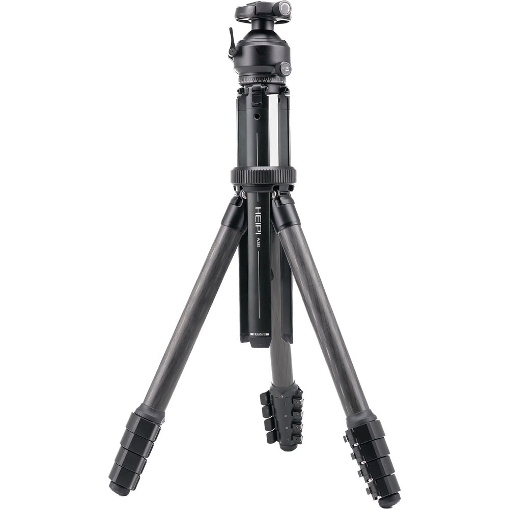 Heipi Vision 3-IN-1 Carbon Fibre Travel Tripod - Locking Knob