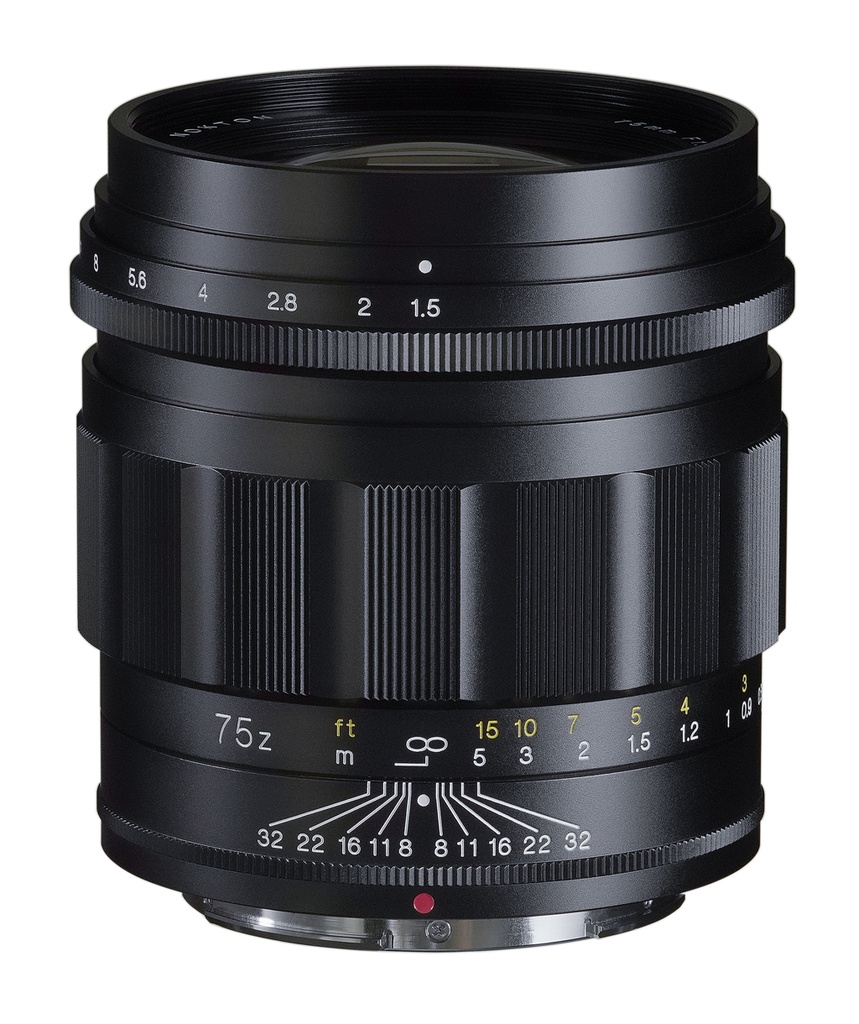 Voigtlander 75mm f/1.5 NOKTON Aspherical Lens Sony FE Mount 