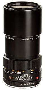 Leica 180mm f/3.4 APO-Telyt-R (Ver. 2) lens (Canada 3 Cam) - Grade 8