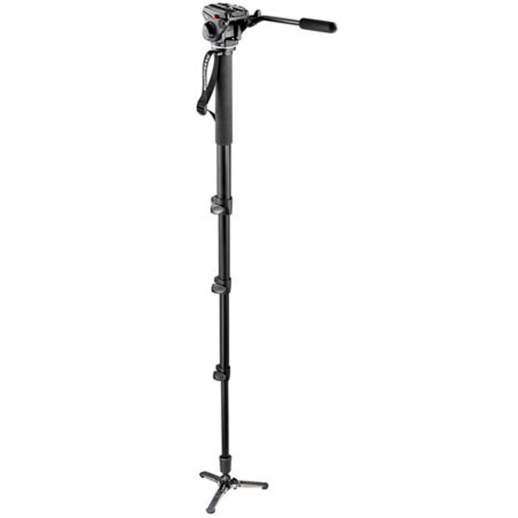 Manfrotto 561BHDV-1 Aluminium Monopod+ 561BHDV Fluid Video Head - Grade 9