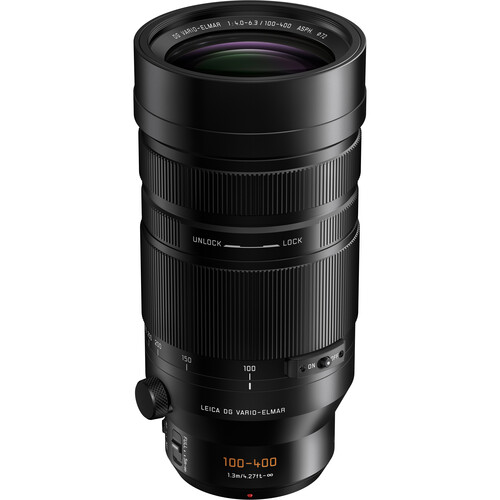 Panasonic 100-400mm f/4-6.3 Lumix Leica DG Vario-Elmar ASPH Power OIS - Black - Grade 9