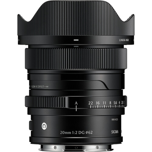 Sigma 20mm f/2 DG DN Contemporary Lens: Leica L - Grade 9 