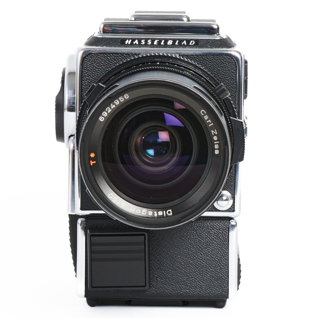 Hasselblad 553 ELX Body Chrome w/- 50mm f/4 Distagon CF T* Lens - Grade 9