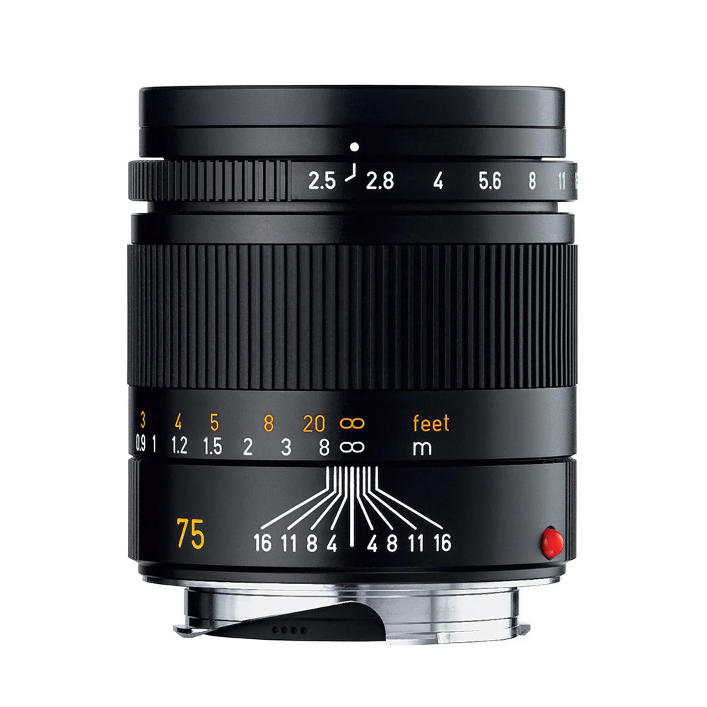 Leica 75mm f/2.5 Summarit-M Lens Black - Grade 9