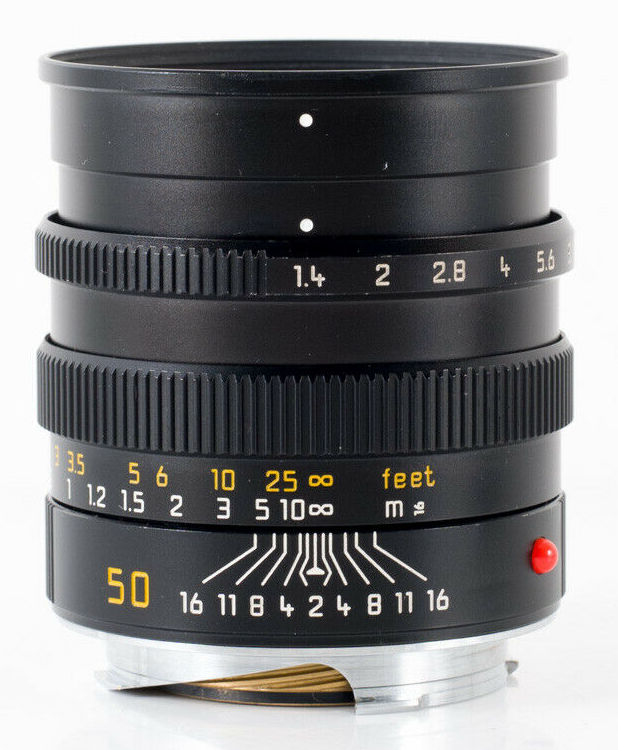 Leica 50mm f/1.4 Summilux-M Pre-ASPH Ver. 3 E46 - 6 Bit Coded -  Black - Grade 9 