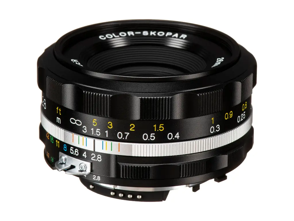 Voigtlander 28mm f/2.8 SL-II COLOR-SKOPAR ASPH Lens: Nikon F - Grade 10