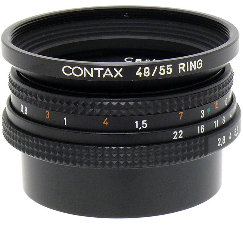 Contax 45mm f/2.8 Tessar T* lens - Grade 9