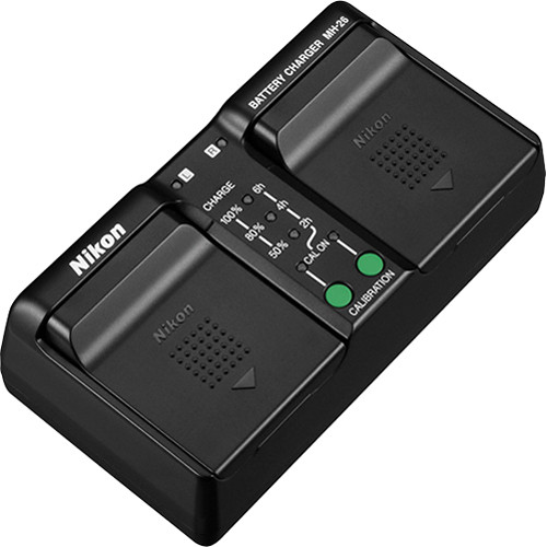 Nikon MH-26 Dual Battery Charger: EN-EL18/A-D - Grade 8