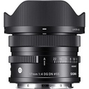 Sigma 17mm f/4 DG Contemporary I Series Lens: Sony FE Mount - Black