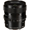 Sigma 20mm f/2 DG Contemporary I Series Lens : Sony FE - Black