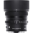 Sigma 35mm f/2 DG Contemporary I Series Lens: Sony FE - Black