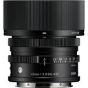 Sigma 45mm f/2.8 DG I Series Contemporary Lens: Leica L - Black