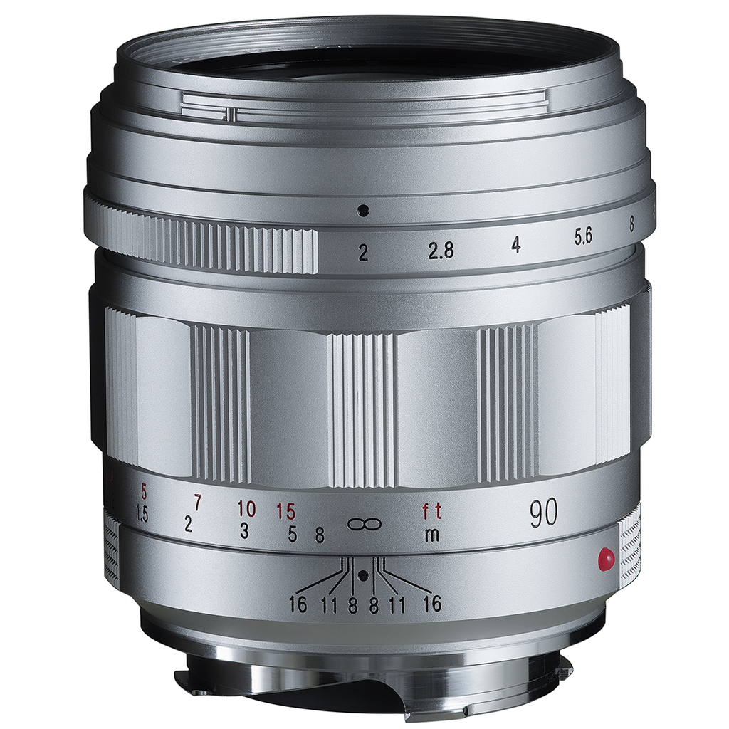 Voigtlander 90mm f/2 APO Ultron Lens Leica M - Silver - Grade 9
