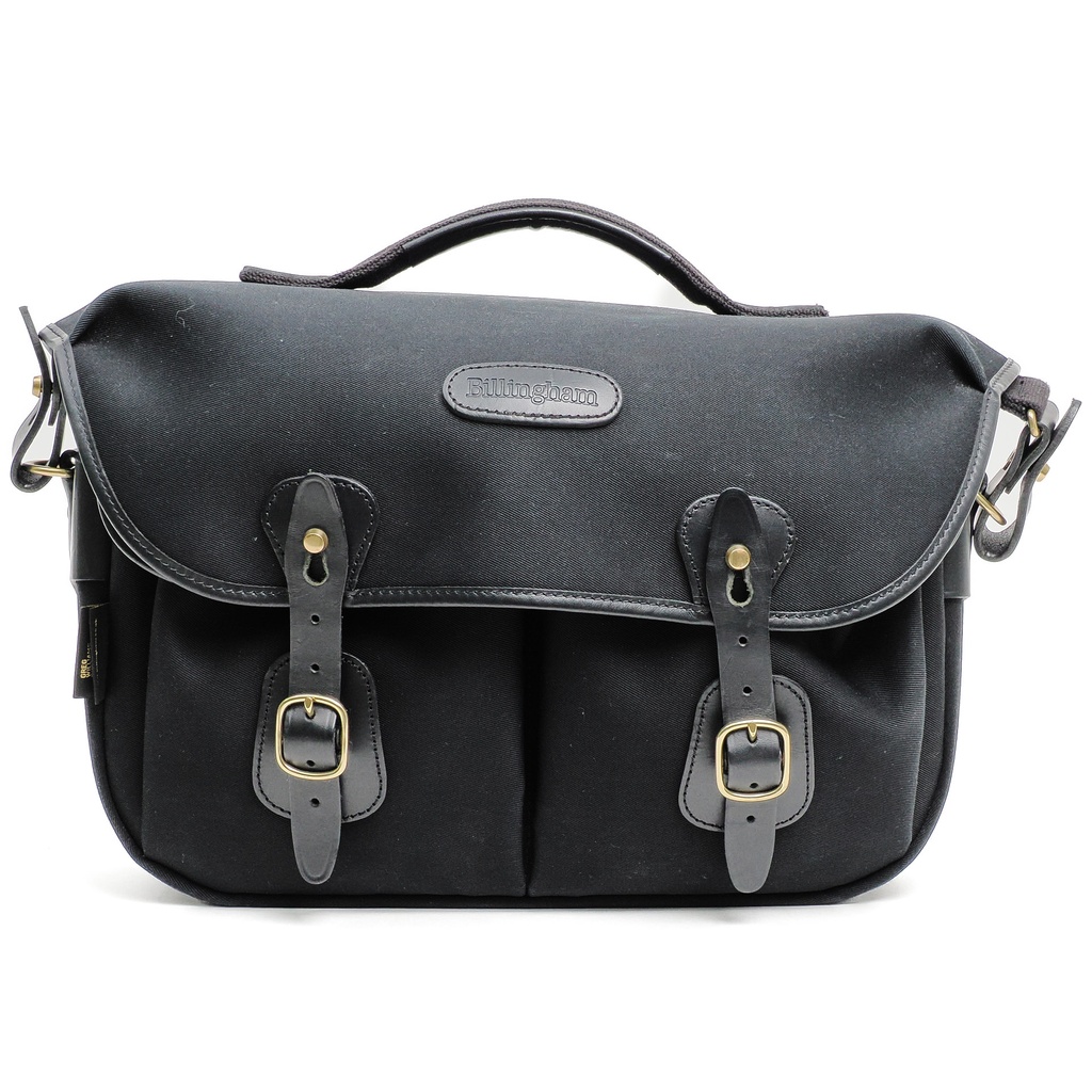Billingham Hadley Small - Black Fibrenyte & Black Leather - Grade 9