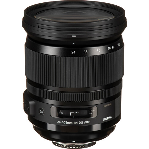 Sigma 24-105mm f/4 DG OS HSM 'Art' Lens Nikon F - Grade 8