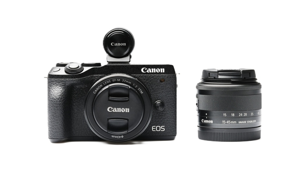 Canon EOS M6 Mk II w/- EF-M 22mm f/2 STM pancake lens Kit - Grade 9 +